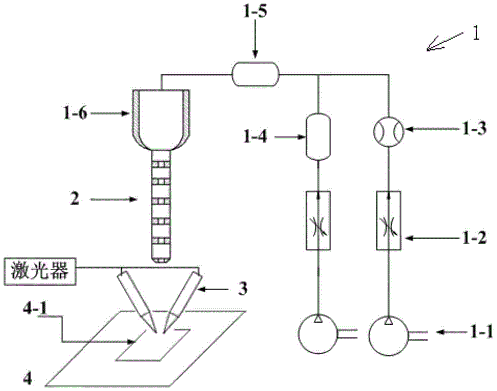 Laser sintering molding method and device for nanoscale components