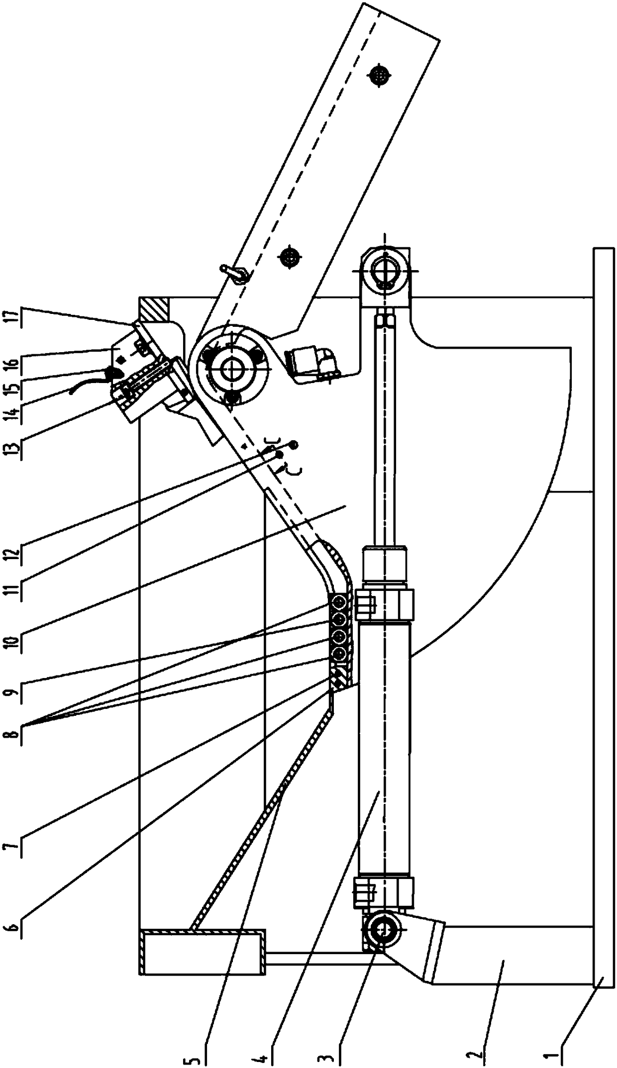 Automatic sorting structure for projection-weld square nut