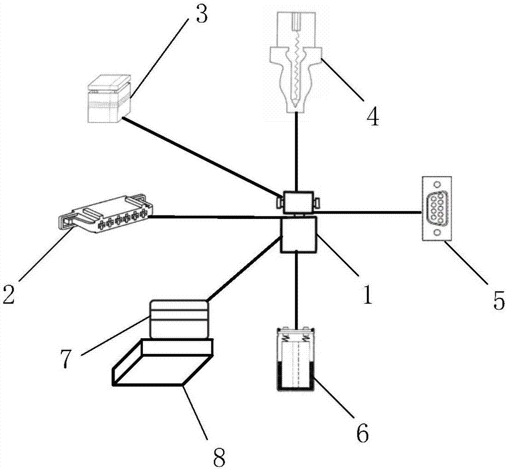 Control system for intelligent sports comprehensive physical training of college students