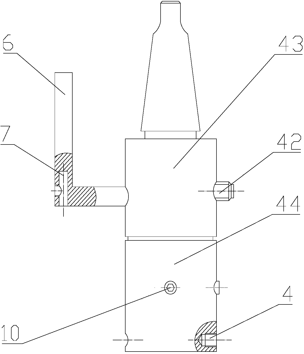 System for nanofluid minimal quantity lubrication electrostatic atomization controllable jet flow inner cooling technology