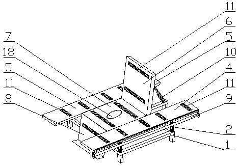 An automatic nursing bed