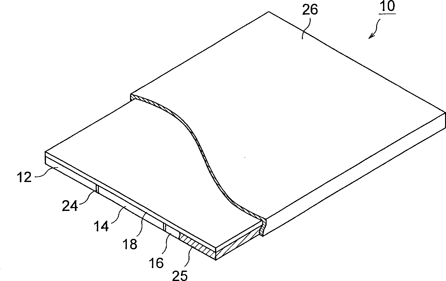 Optical element and radiation detector using the same