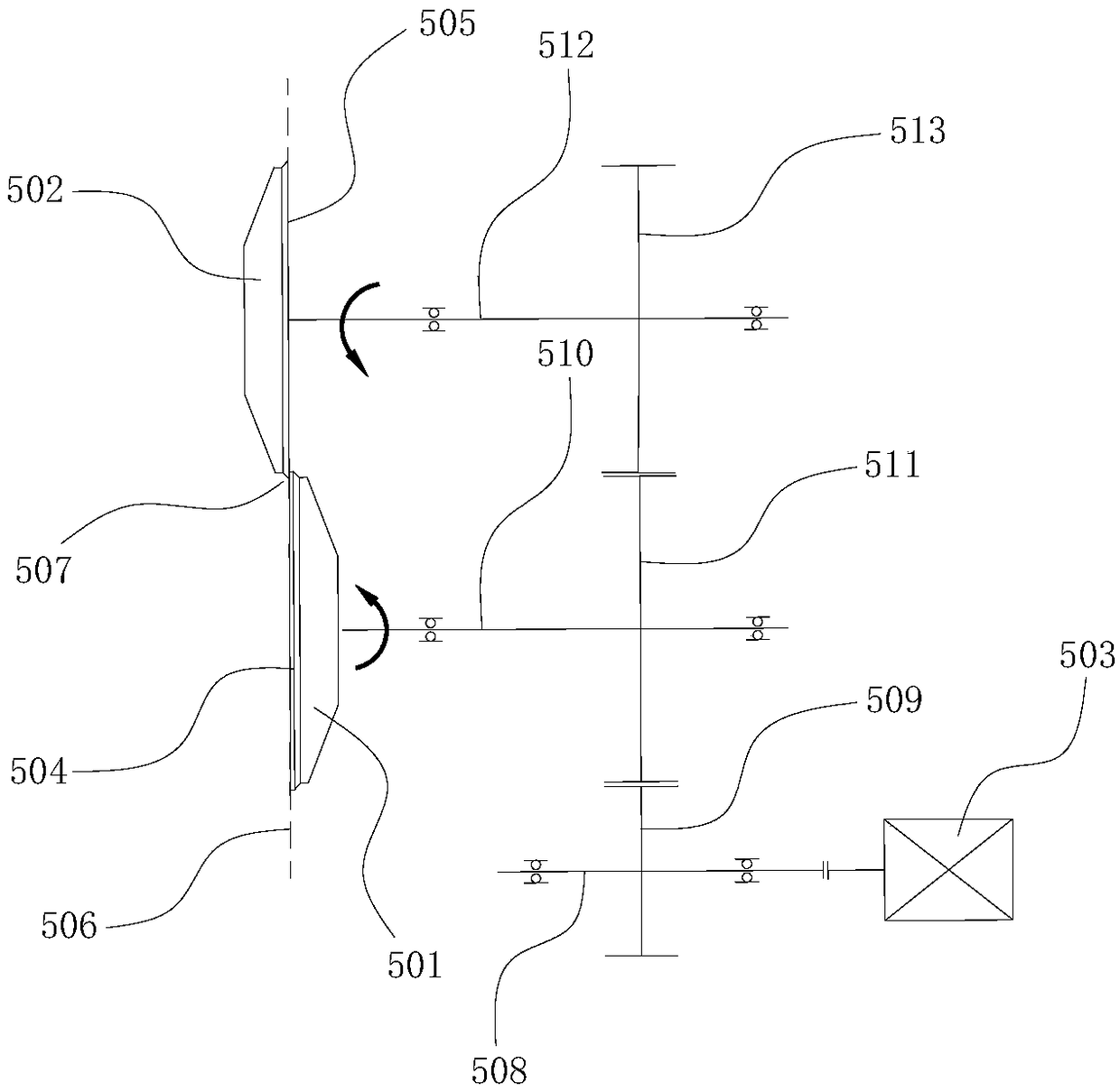 Rod and wire online head and tail shearing system