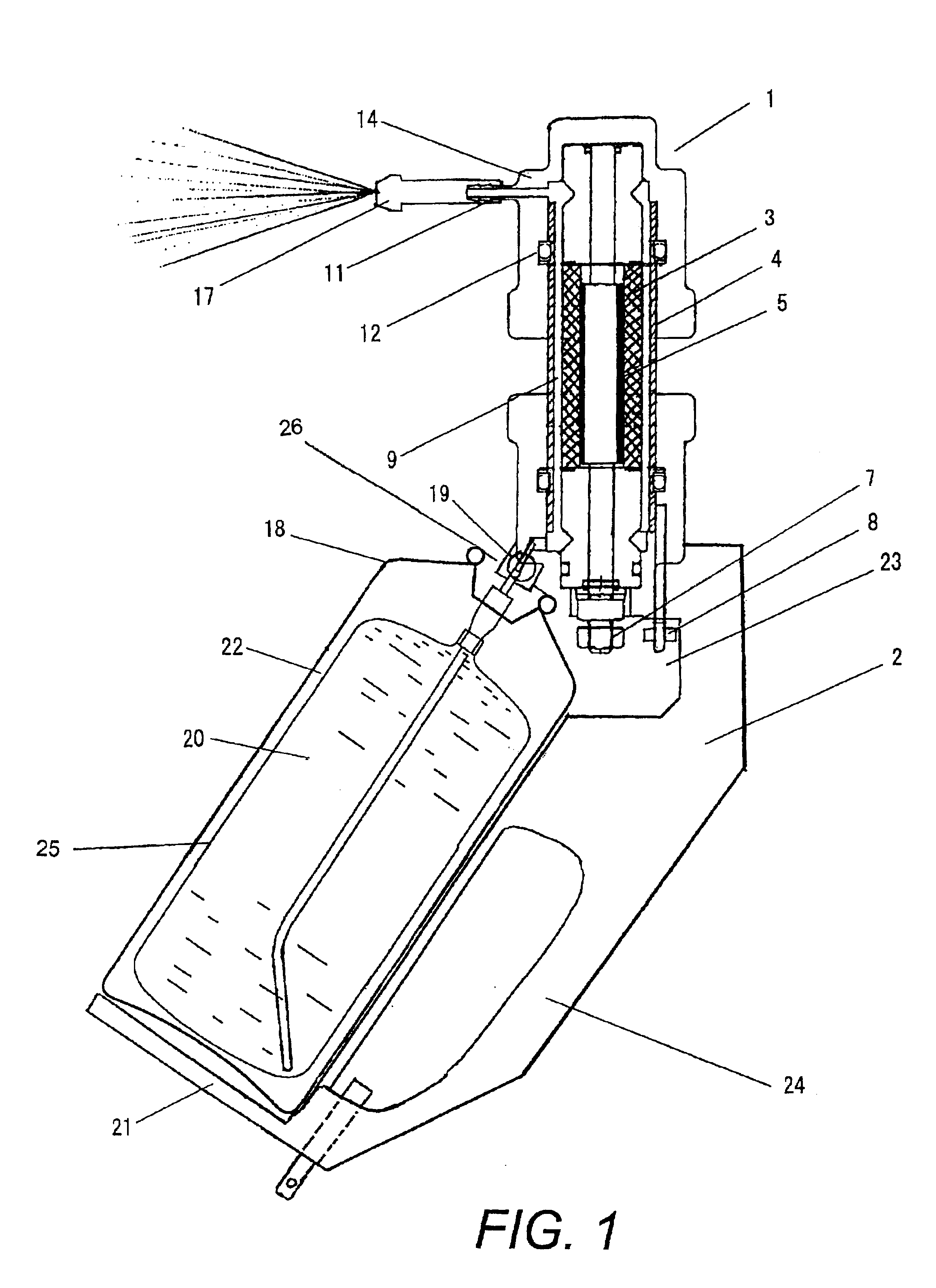 Method for generating sterilizing wash water and a portable apparatus thereof