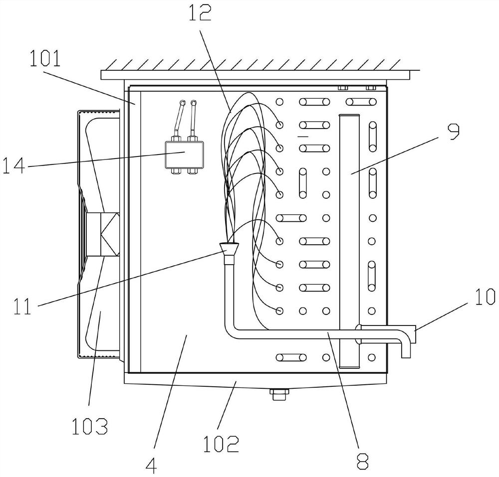 Electromagnetic defrosting air cooler