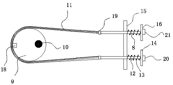 A Method for Realizing Unilateral Tensioning Device and Its Power Distribution Using DC Motor