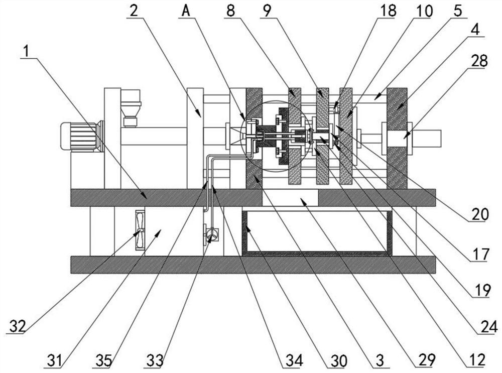 An assembled bottle cap injection molding process