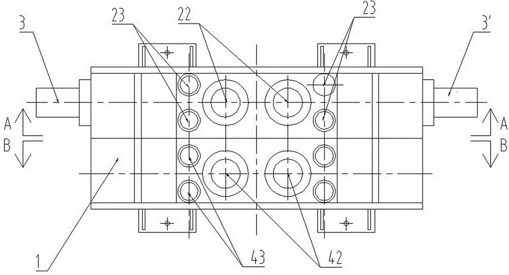 Automotive stabilization rod double-end one-time forging and forming device and using method thereof