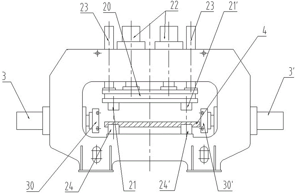 Automotive stabilization rod double-end one-time forging and forming device and using method thereof