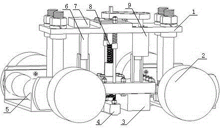 Wall-climbing device for magnetic leakage detection on wall defects of storage tank and measurement method