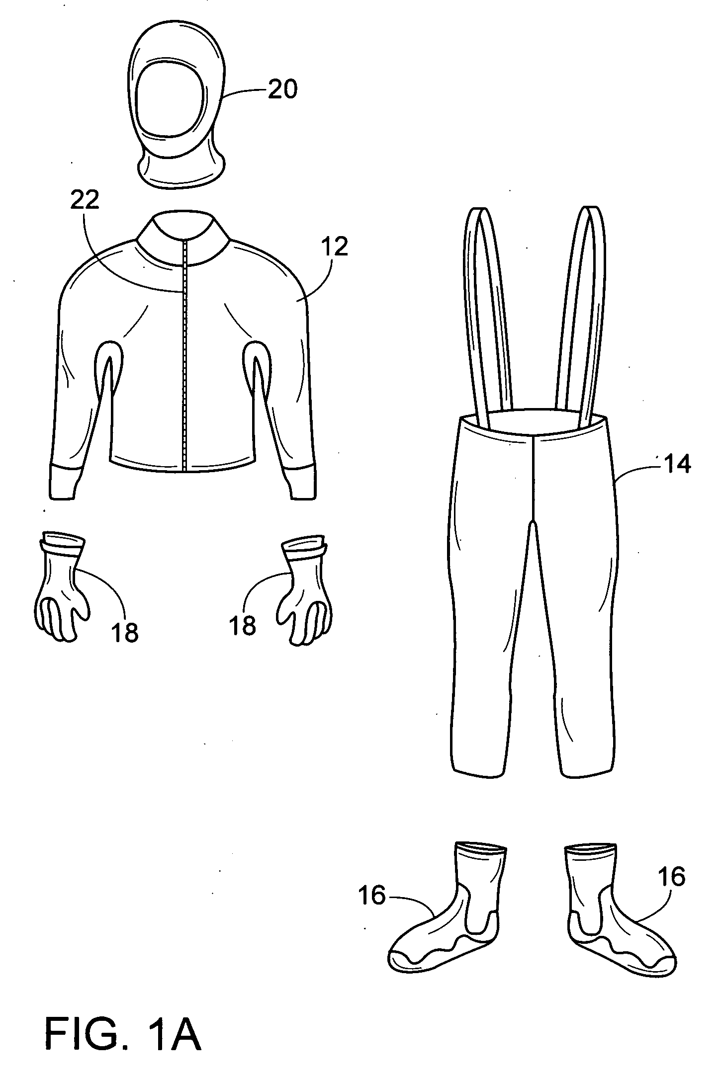 Wet suit valet assembly