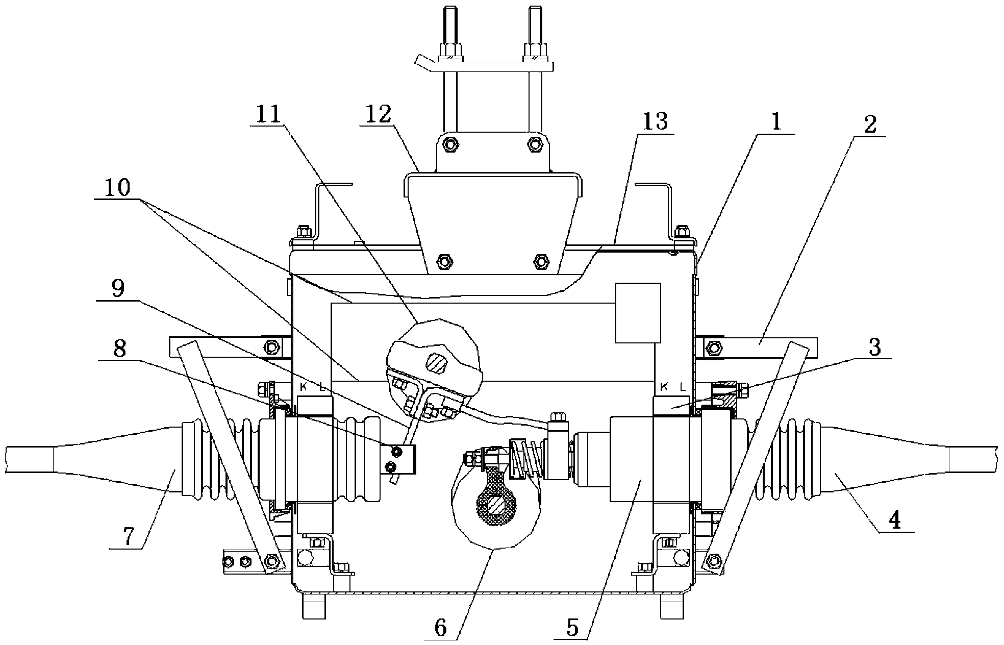 10kv pole-mounted vacuum load switch