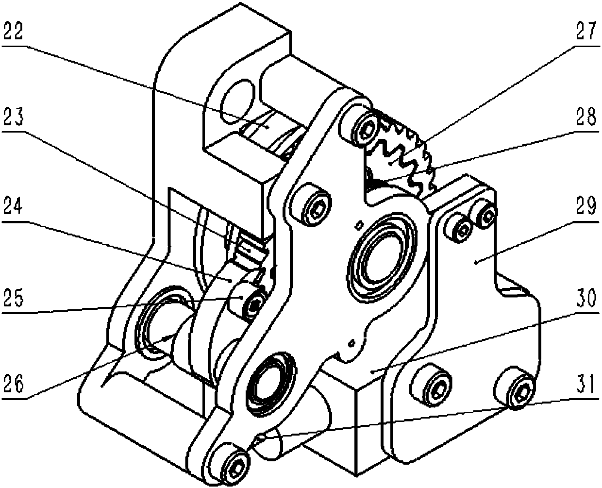 Ankle joint exoskeleton based on elastic element rigidity switching mechanism