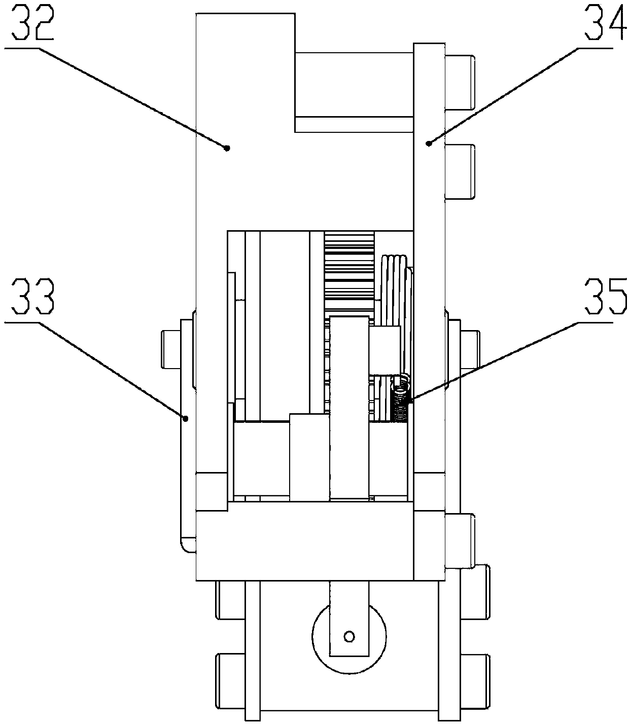 Ankle joint exoskeleton based on elastic element rigidity switching mechanism