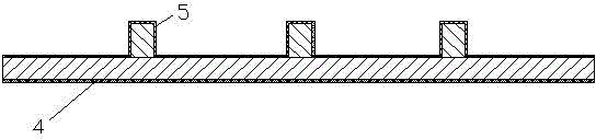 Sandwich structure composite material containing reinforcing ribs and manufacturing method thereof