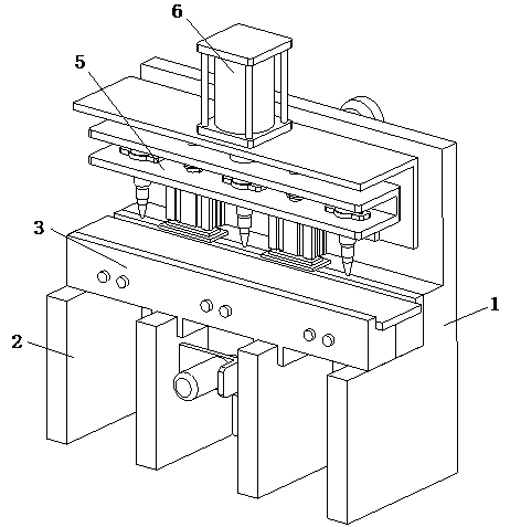 Continuous stamping dies for sheet metal