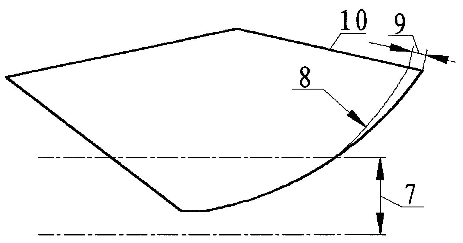 Method for eliminating unbalanced force of single-blade pump impeller