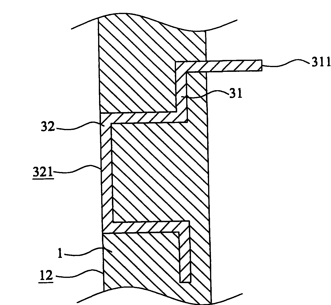 Endoscope capsule with metal implanting contact points