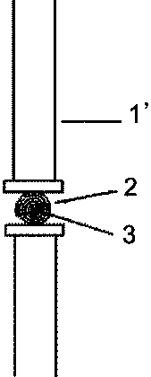 Method for winding polar group of valve-regulated lead acid storage battery and special apparatus for same