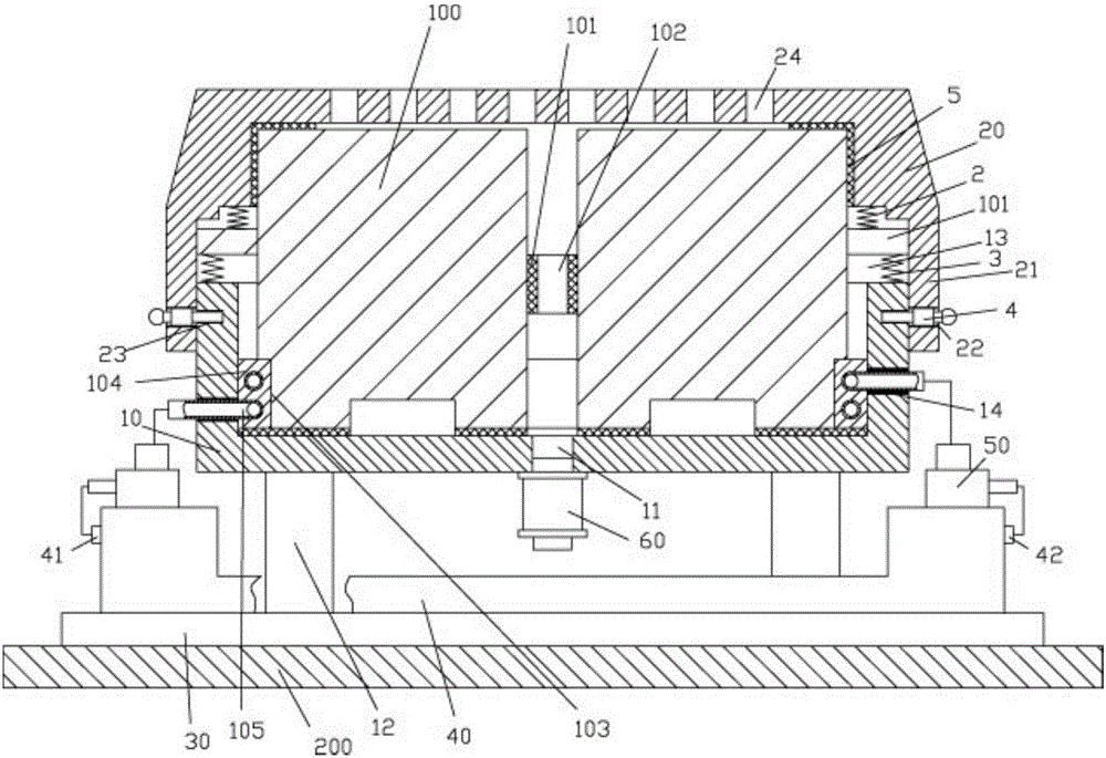 Water circulation heat exchange type lithium battery device for new-energy automobile