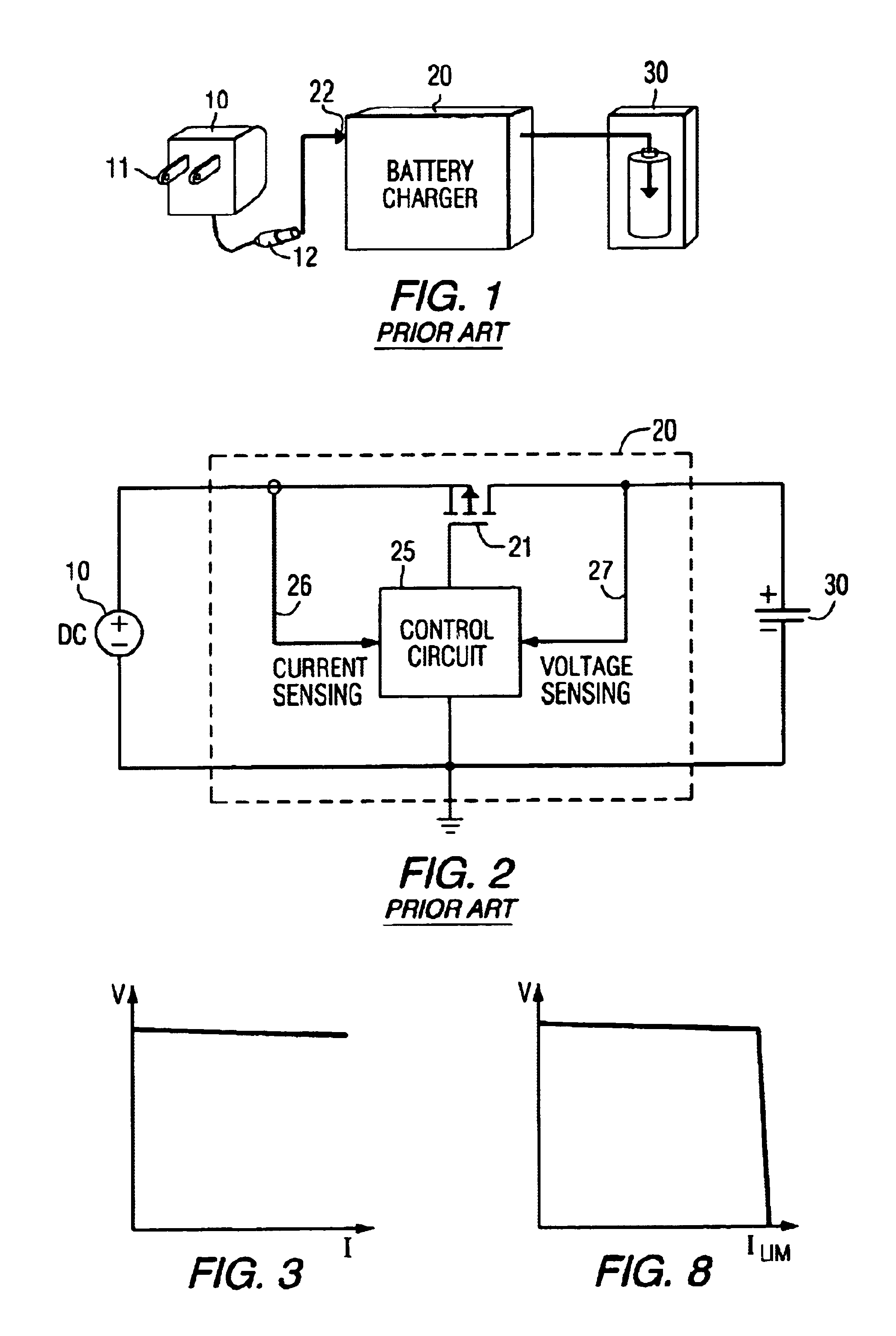 Li-ion/Li-polymer battery charger configured to be DC-powered from multiple types of wall adapters