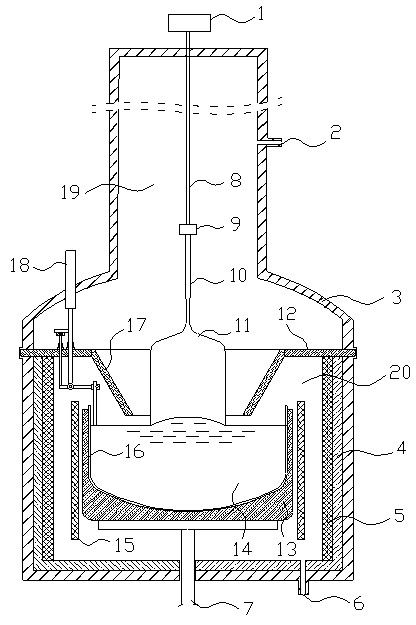 Single Crystal Furnace with Auxiliary Charging Structure and Its Application