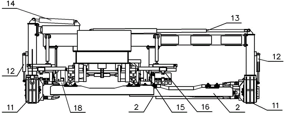 Side-tipping single-sleeper pulling and replacing device