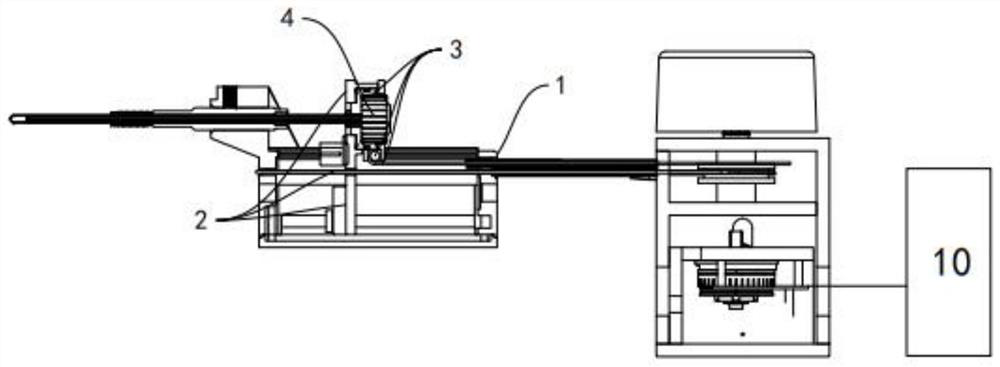 Silk thread auxiliary movement device, driving system and control method