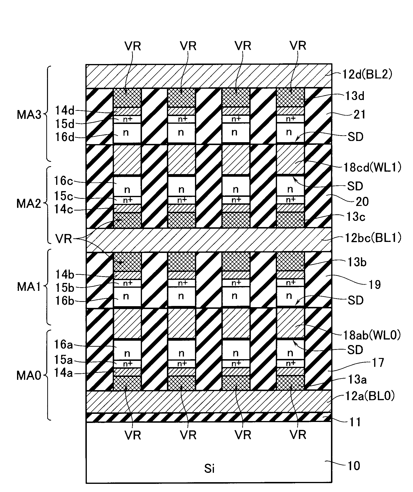 Resistance change memory device