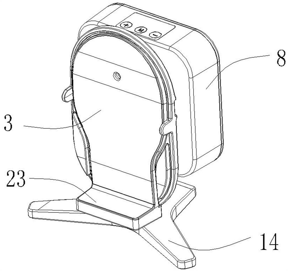 Device for calculating step number by swinging mobile communication terminal