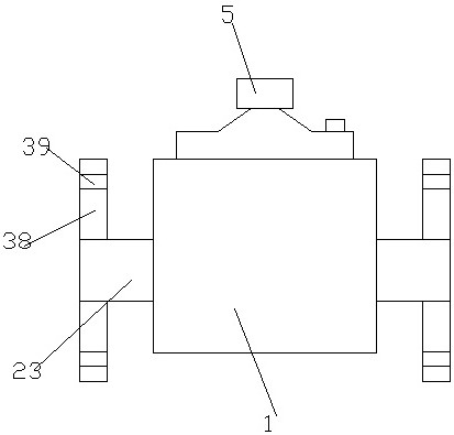 Electronic control valve with circulating air guide function