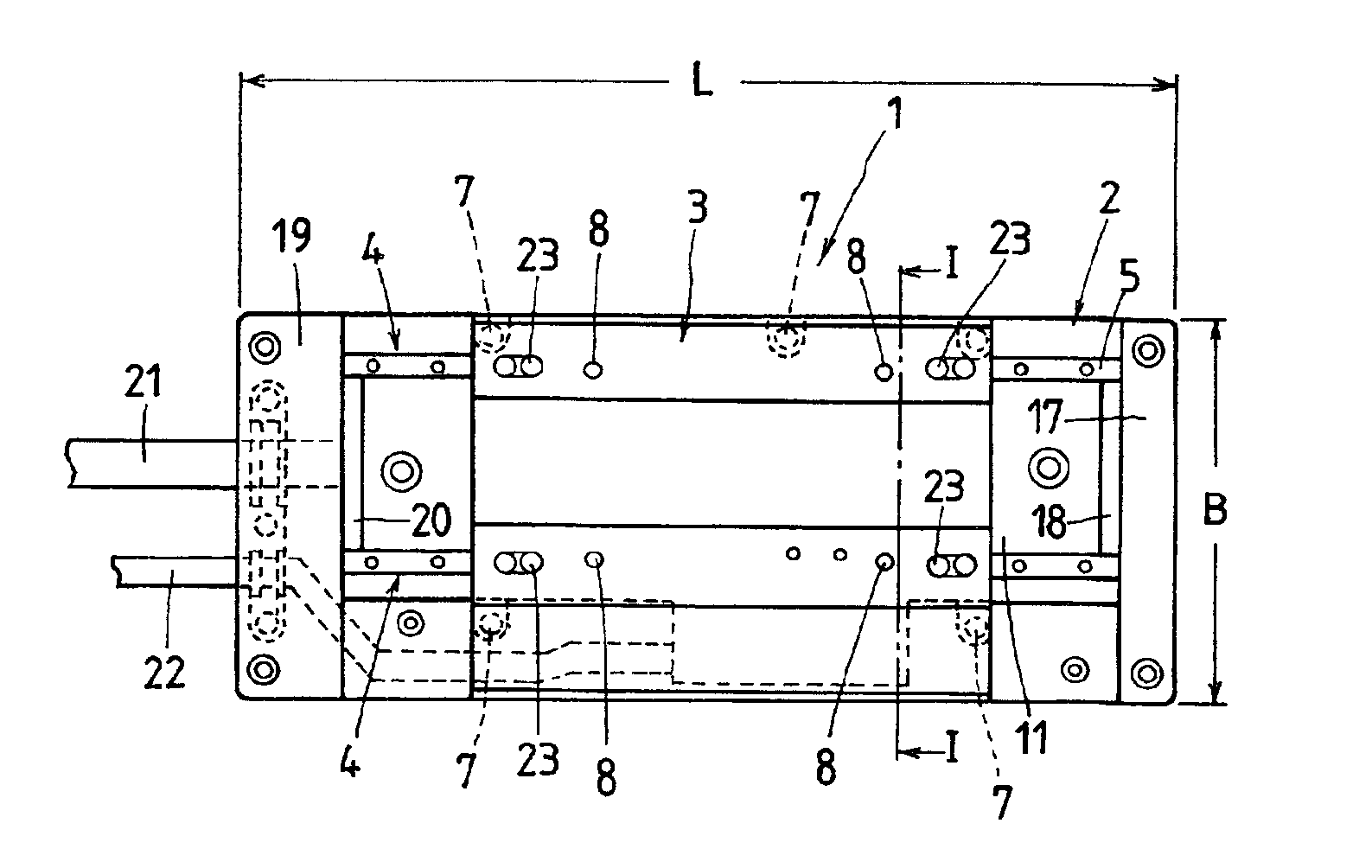 Sliding means with built-in moving-magnet linear motor