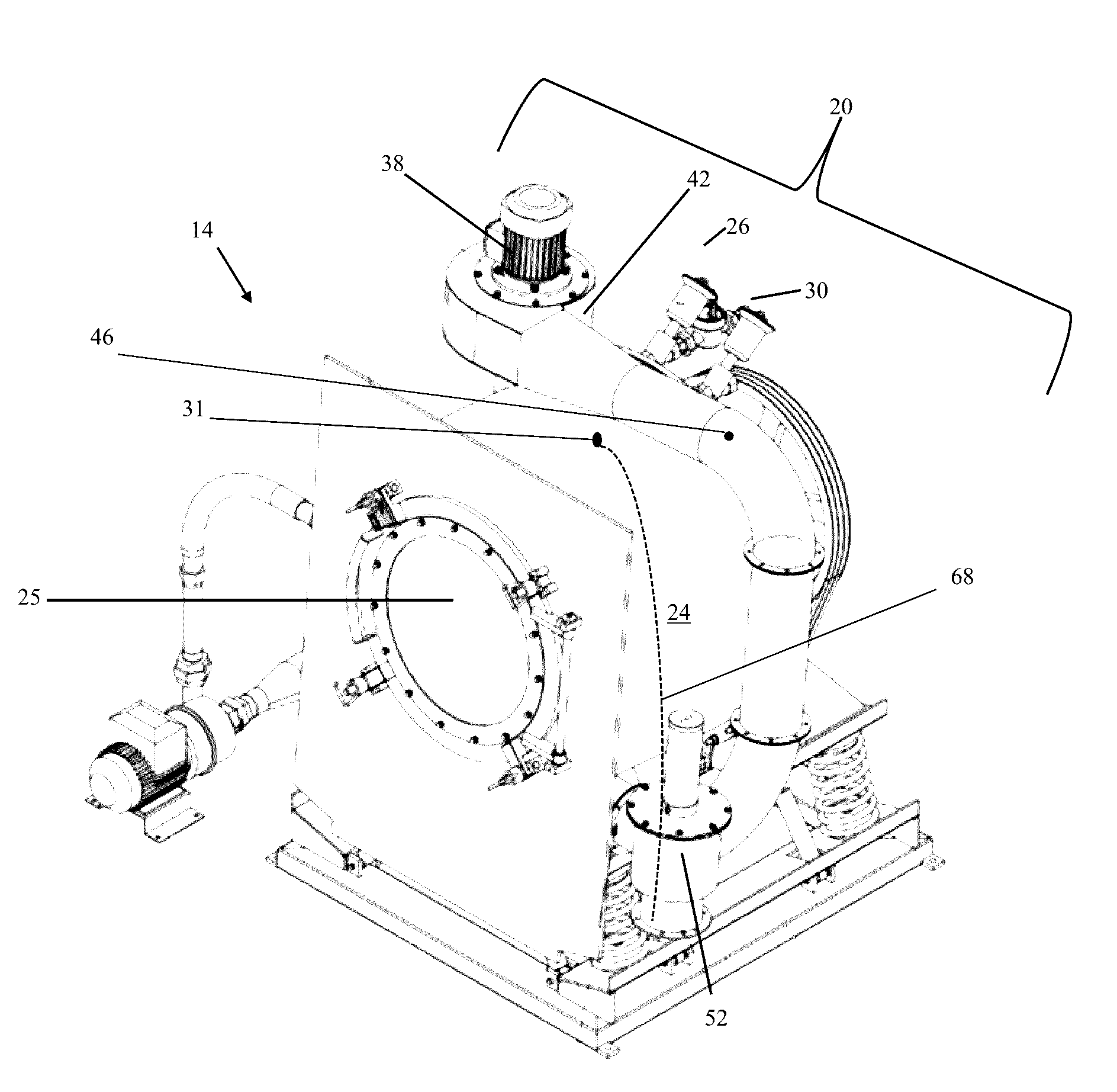 Ozone process for color removal