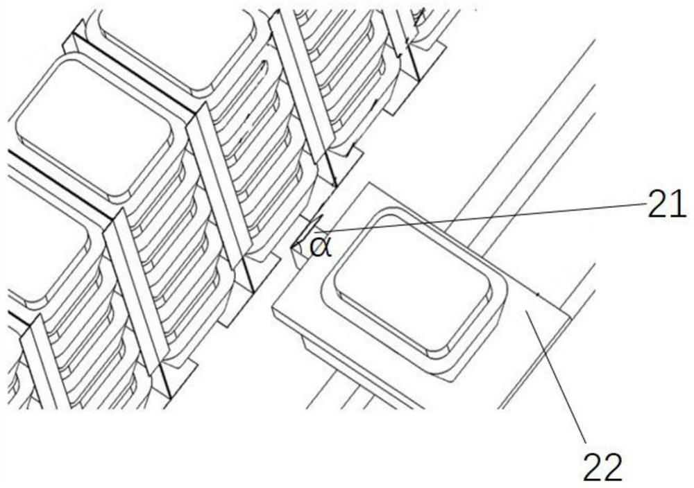 A container, an unmanned vehicle, and a method for picking up goods from an unmanned vehicle container