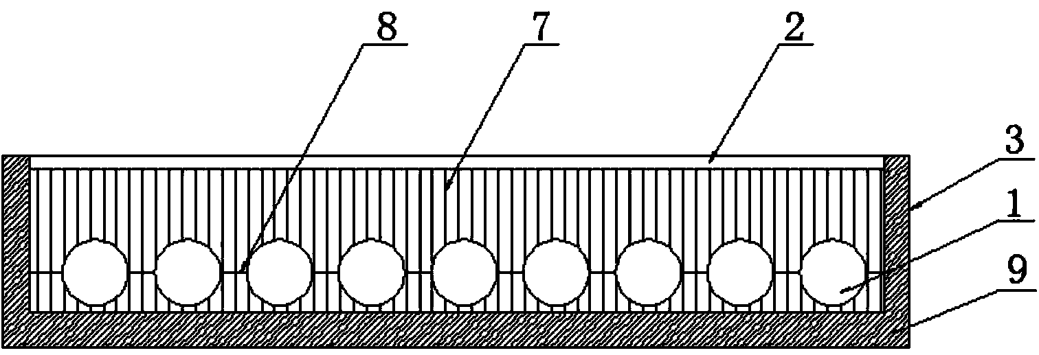 Novel solar heat pipe heat collecting and storing floor radiation heating system