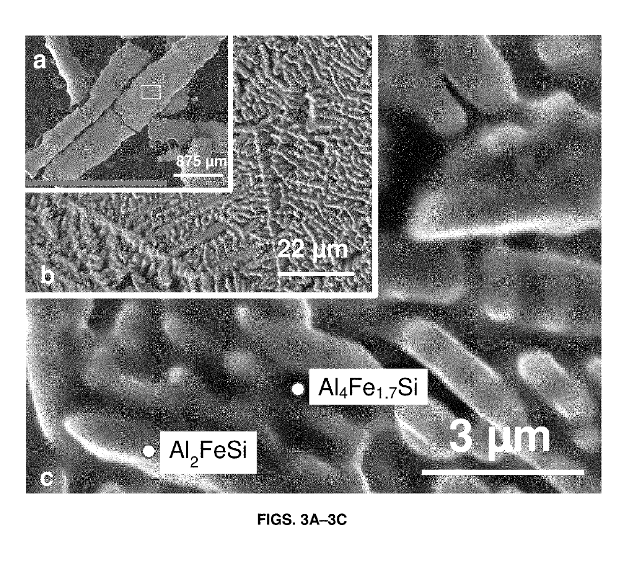 Rapidly solidified high-temperature aluminum iron silicon alloys