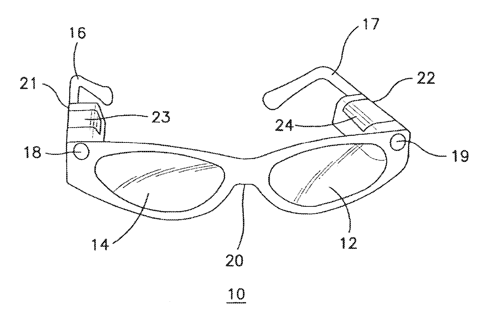 Illuminated low-vision spectacles