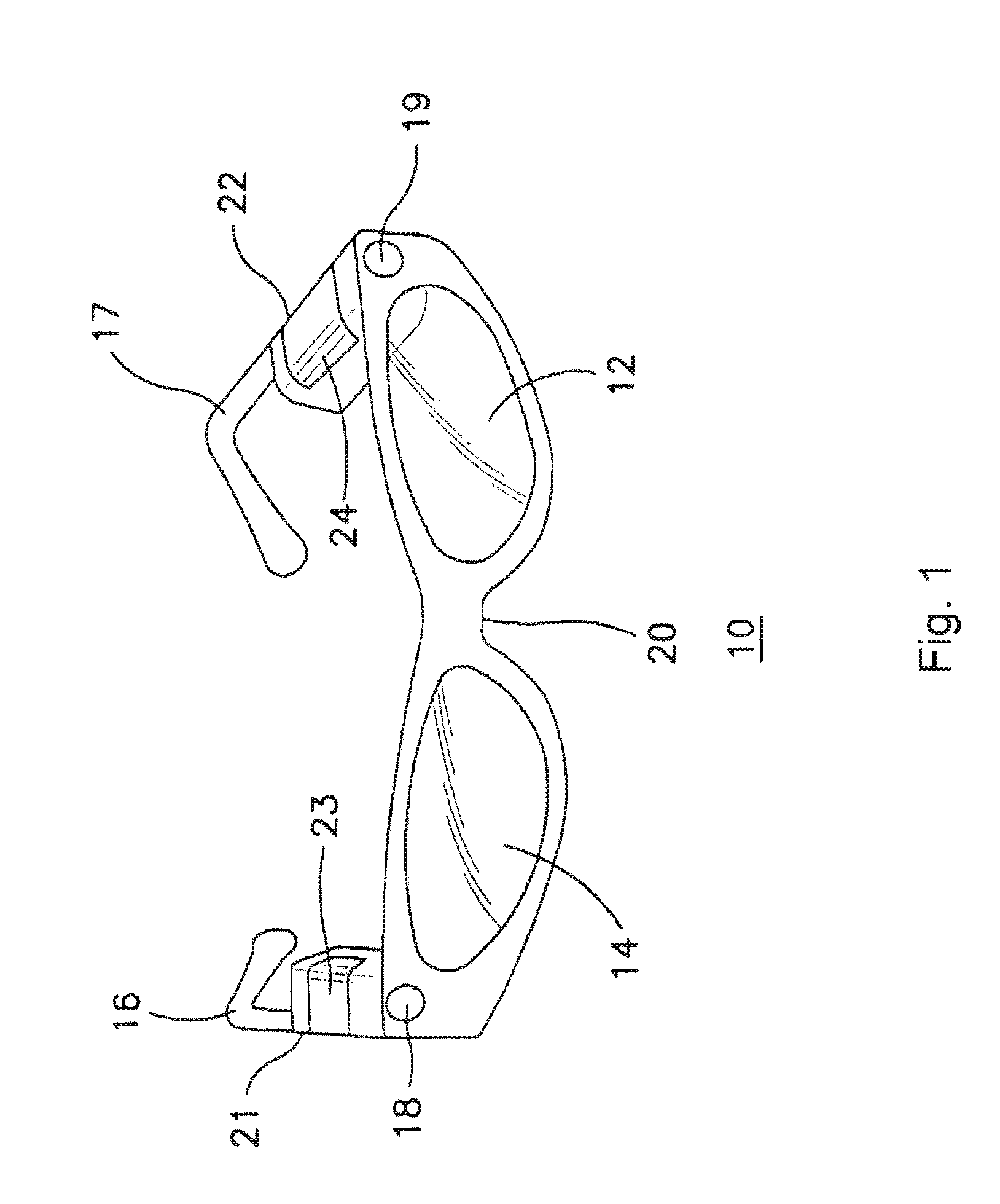 Illuminated low-vision spectacles