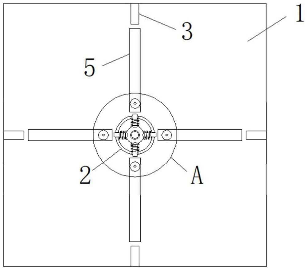 Radial clearance measurement and axial clearance elimination device for deep groove ball bearing