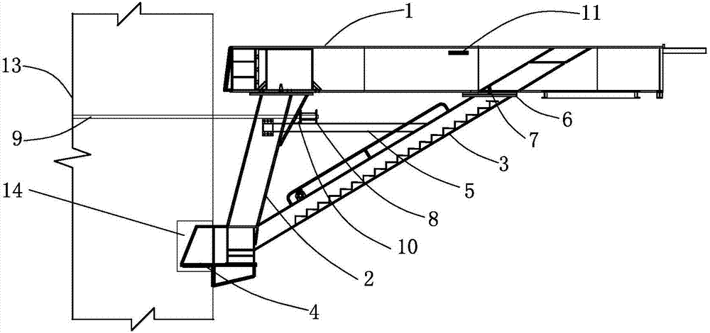 A separate demolition and hoisting method for large corbels used in high pier construction