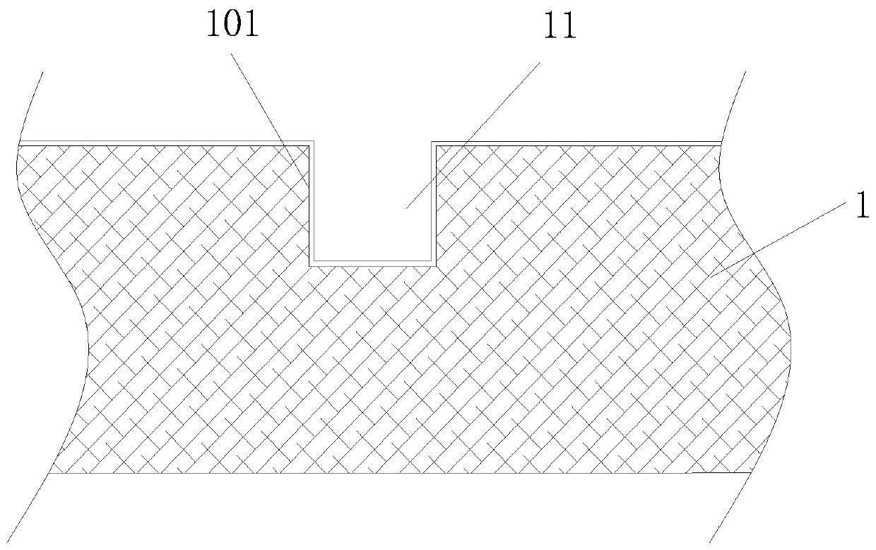 Process for generating multi-step trench transistor using polymer isolation layer