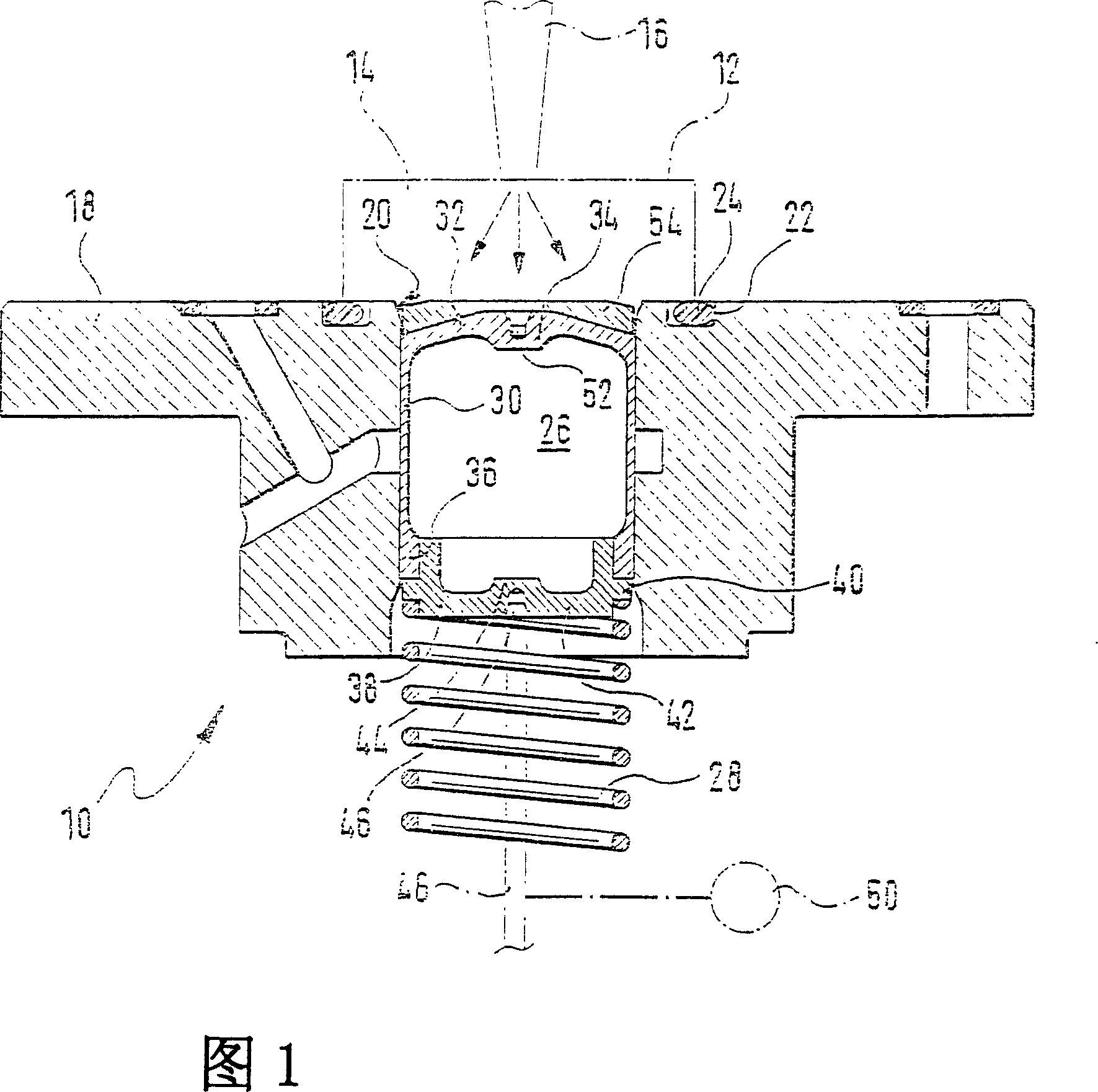 Device for measuring the injection amount in injection systems and method for production thereof