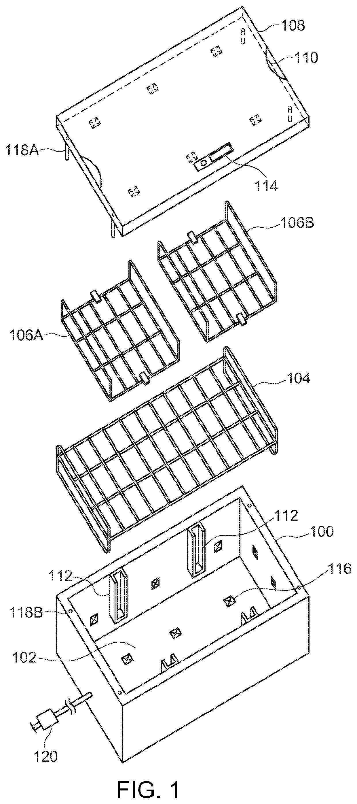 Sanitization device for groceries or other objects