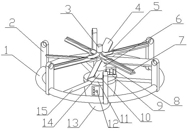 A kind of aquaculture cage cleaning device