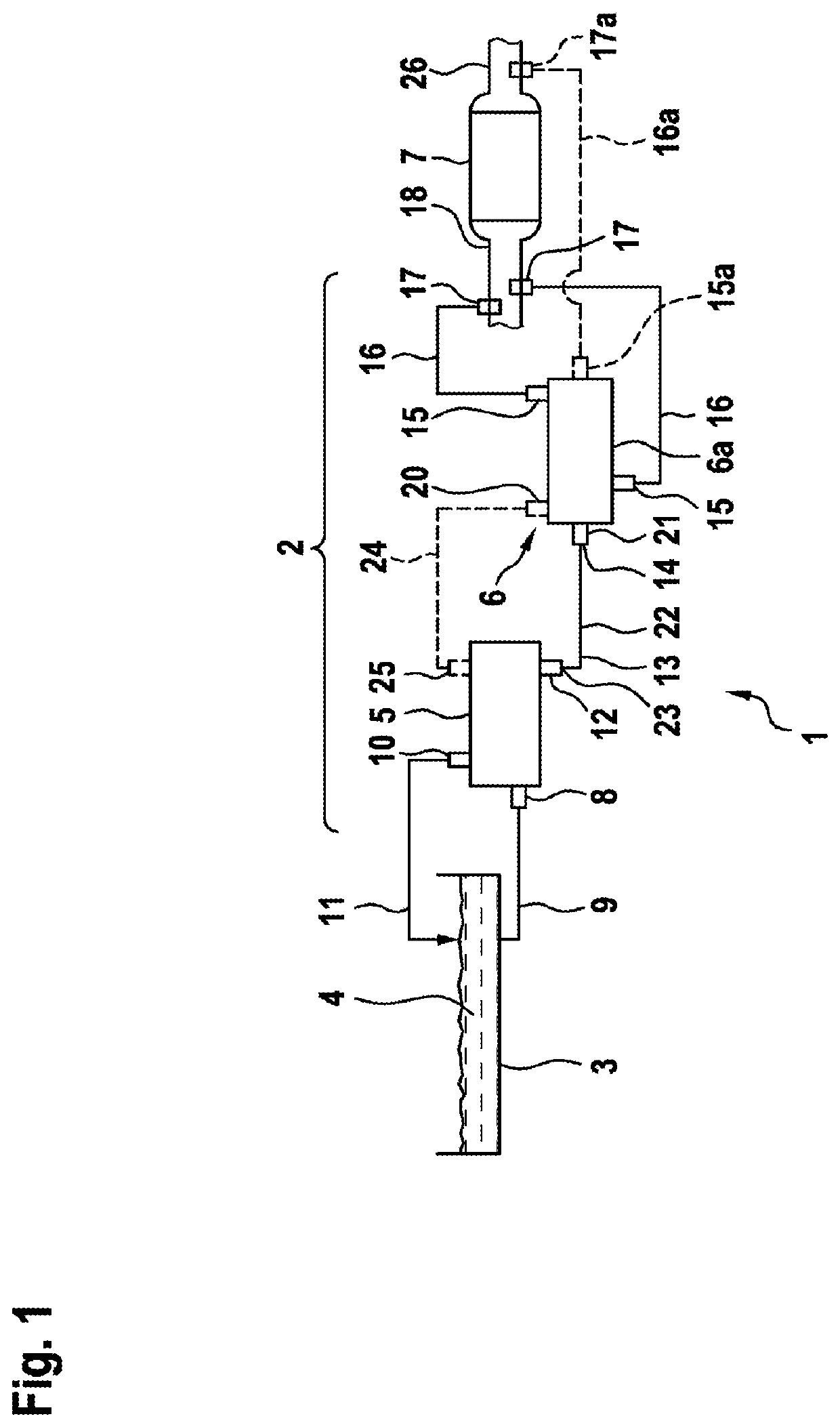 Connecting piece for fluid lines of an exhaust-gas aftertreatment system