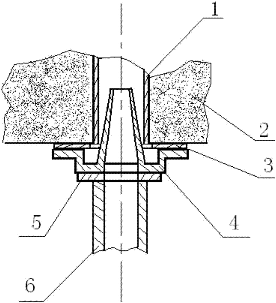 Tunnel trolley auxiliary grouting device and process