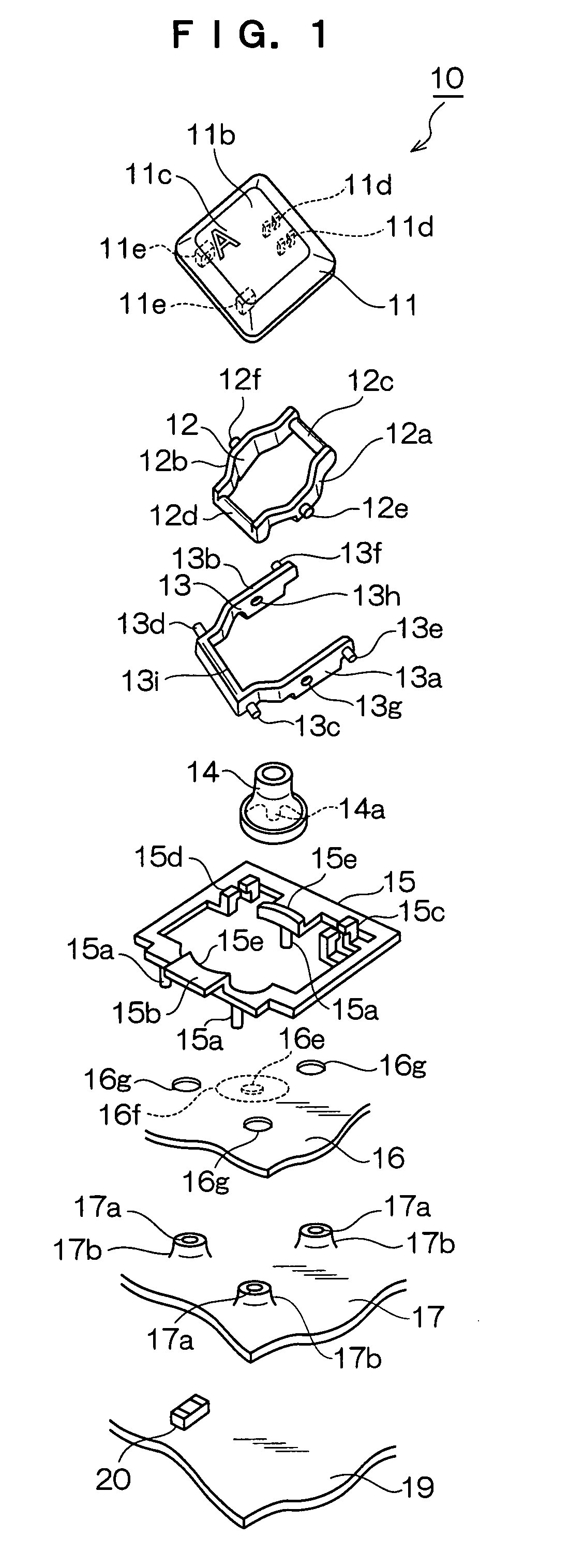 Key switch structure