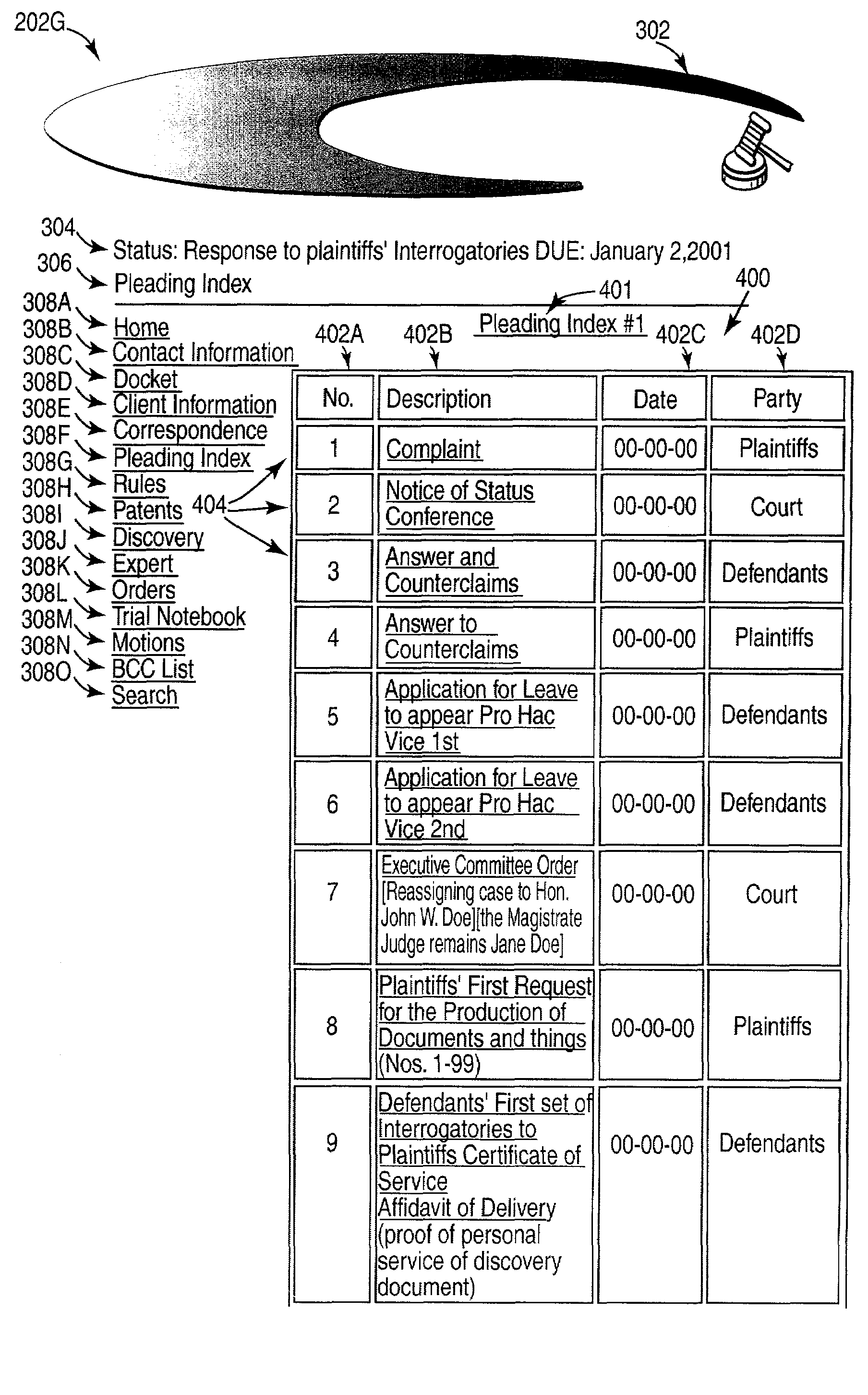 Litigation management system and method