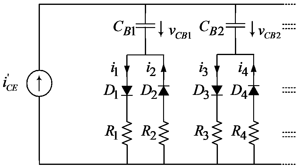 CLC constant-current network-type LED self-current-sharing circuit and control method therefor