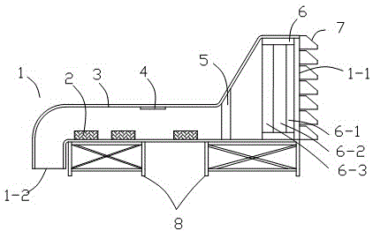 Noise reduction type gas turbine gas intake system for low-temperature environment